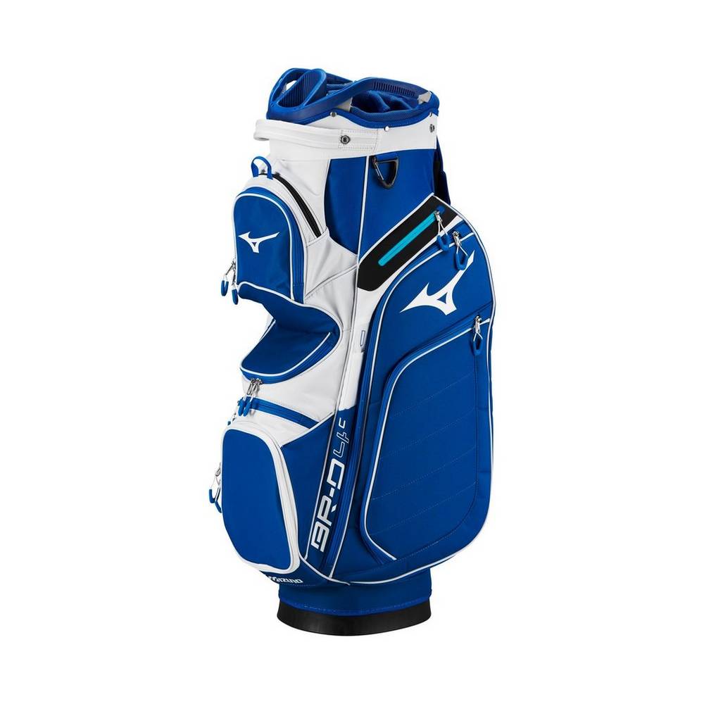 Bolsa Mizuno BR-D4C Cart Hombre Azules/Blancas Ofertas KSTU-09148